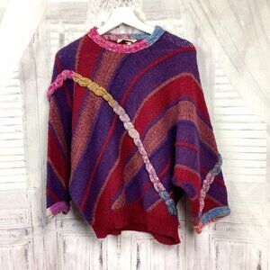Collegio Favori Couture Vintage Striped Sweater L
